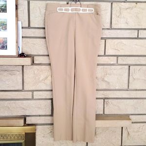 Camel stretch 7th Avenue New York & Company slacks sz 10 Tall